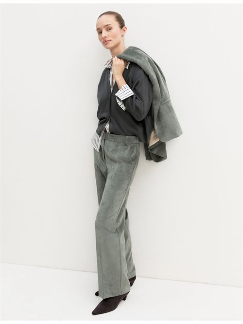 Pantalone in velluto a coste stretch